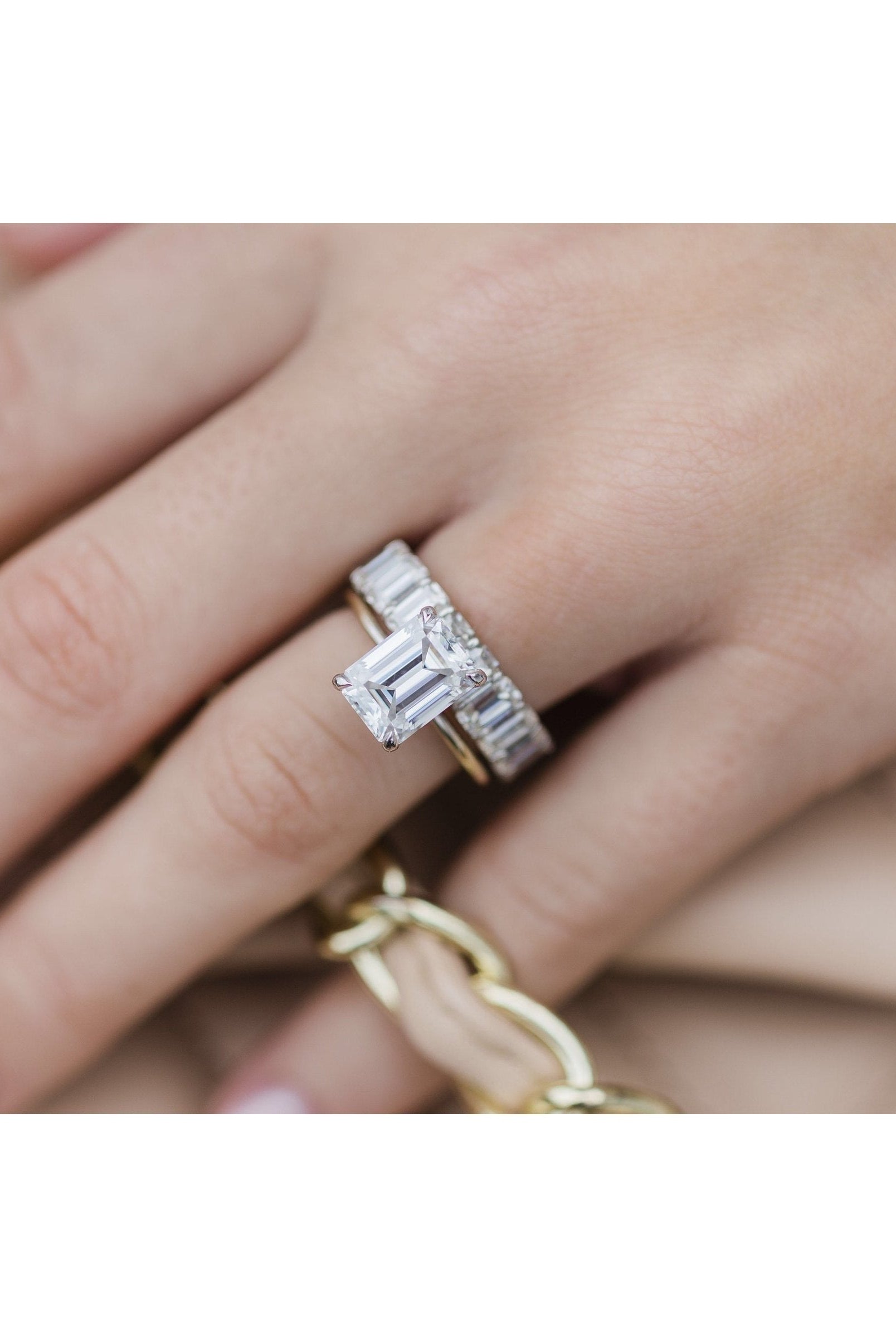 custom moissanite rings