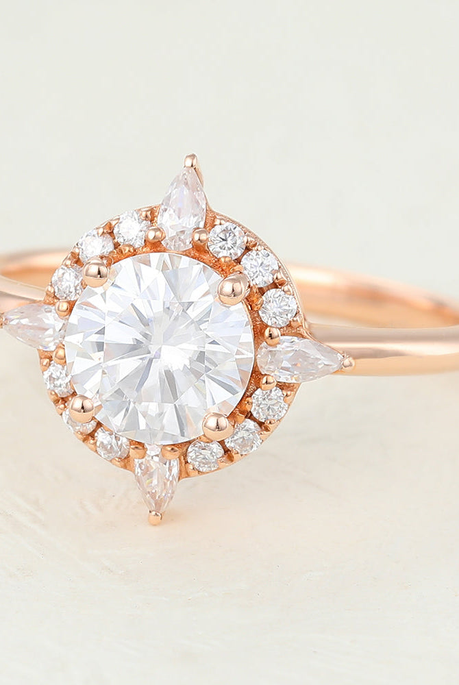 round-shaped-moissanite-halo-engagement-ring