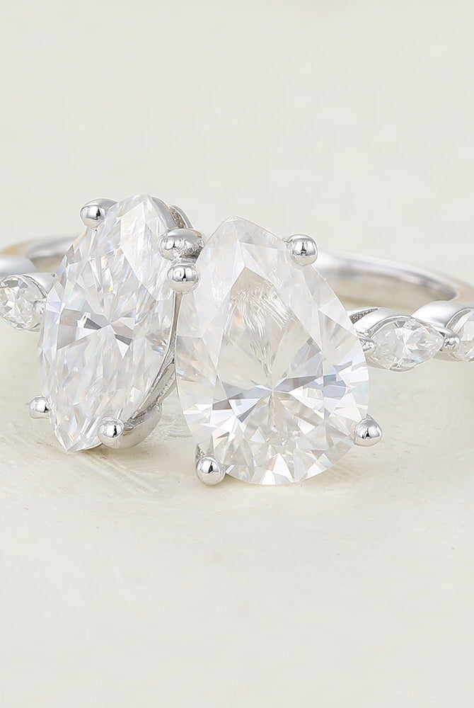 marquise-1-93-ct-pear-shaped-moissanite-two-stone-engagement-ring