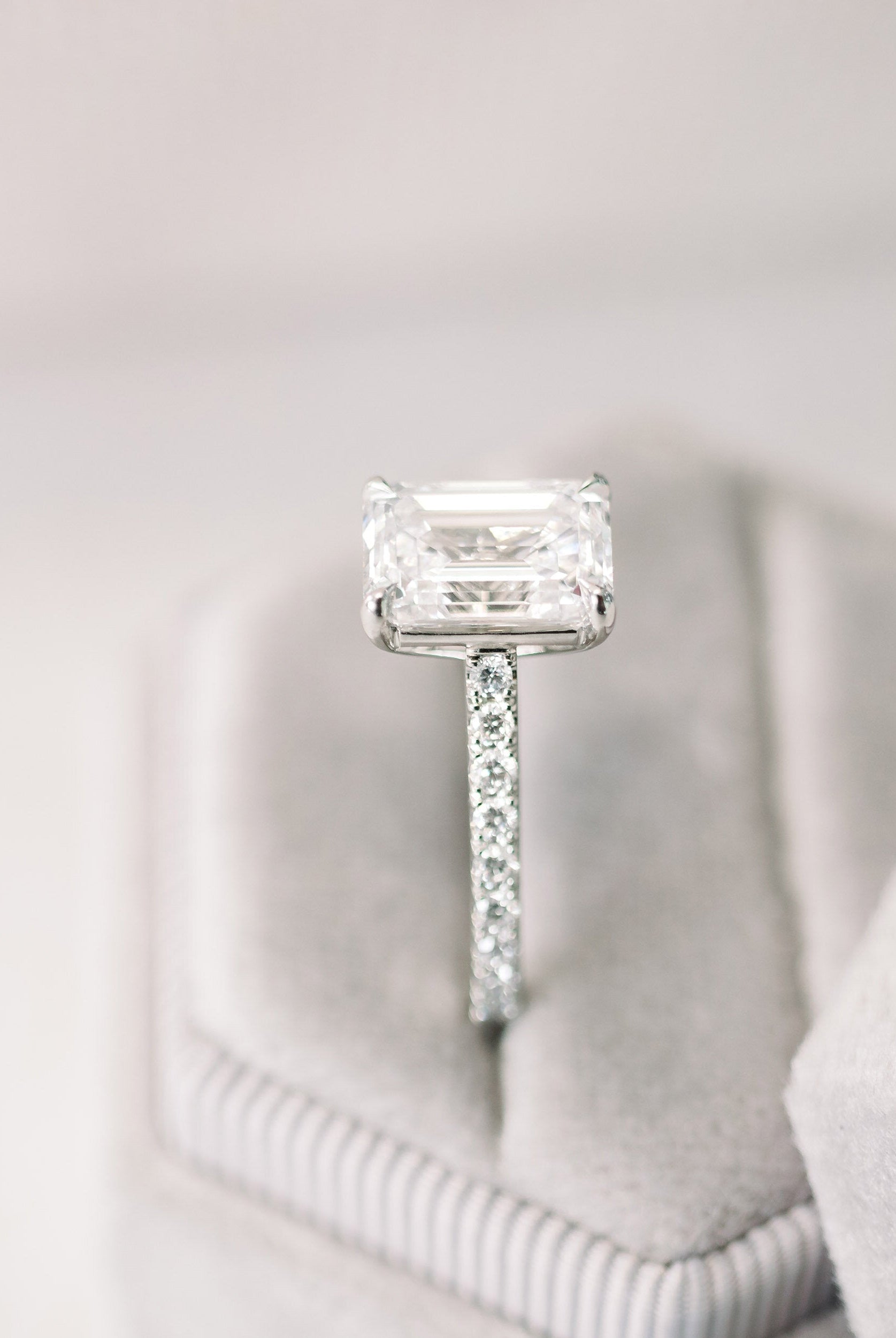 Moissanite diamond cluster drop earrings discounts