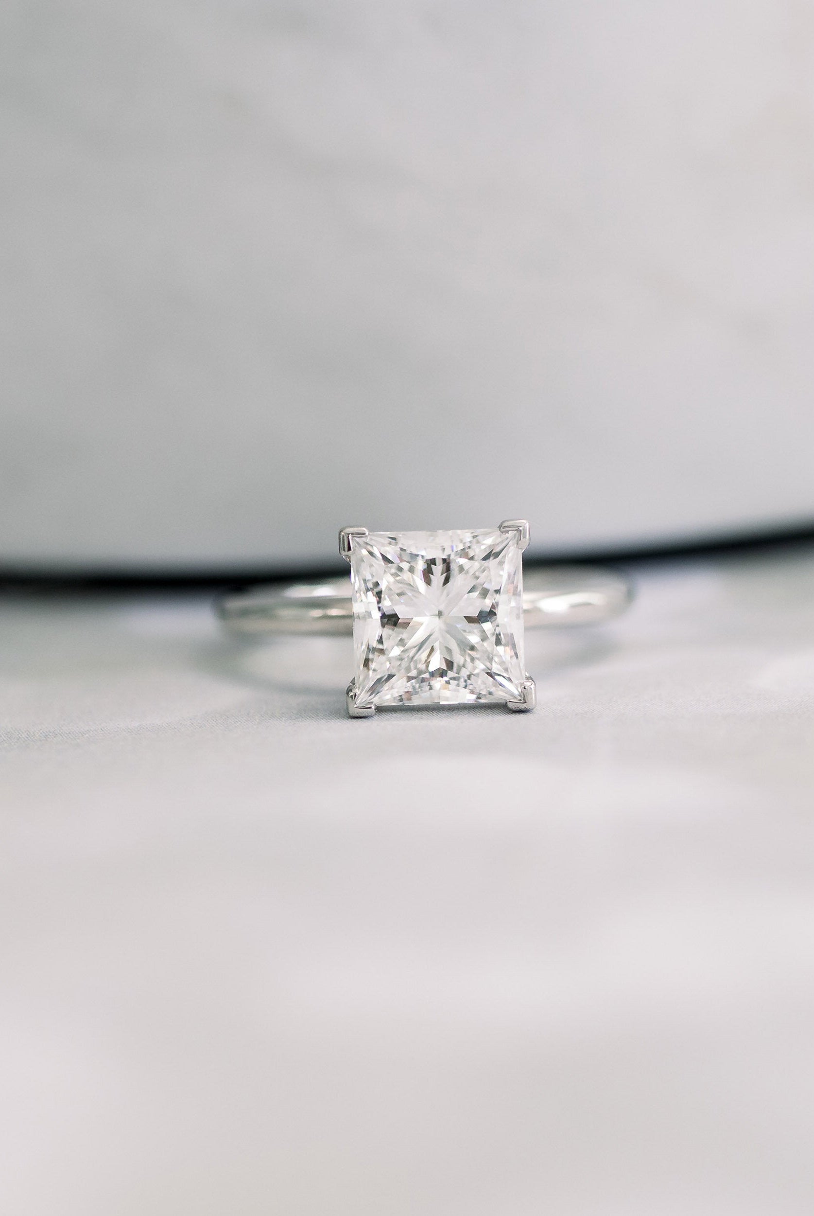 Moissanite diamond drop stud earrings discounts online