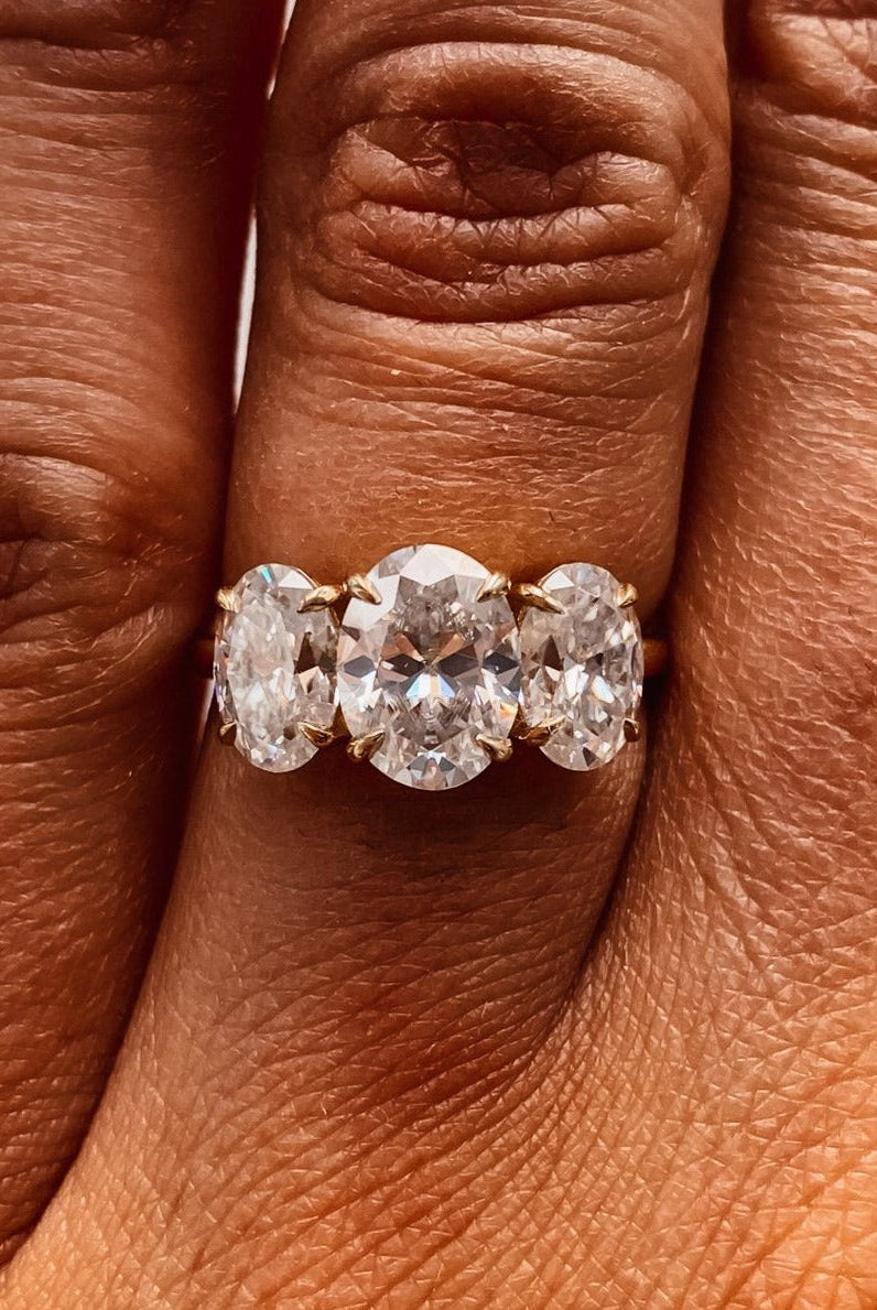 Moissanite wedding jewelry for luxury beach wedding