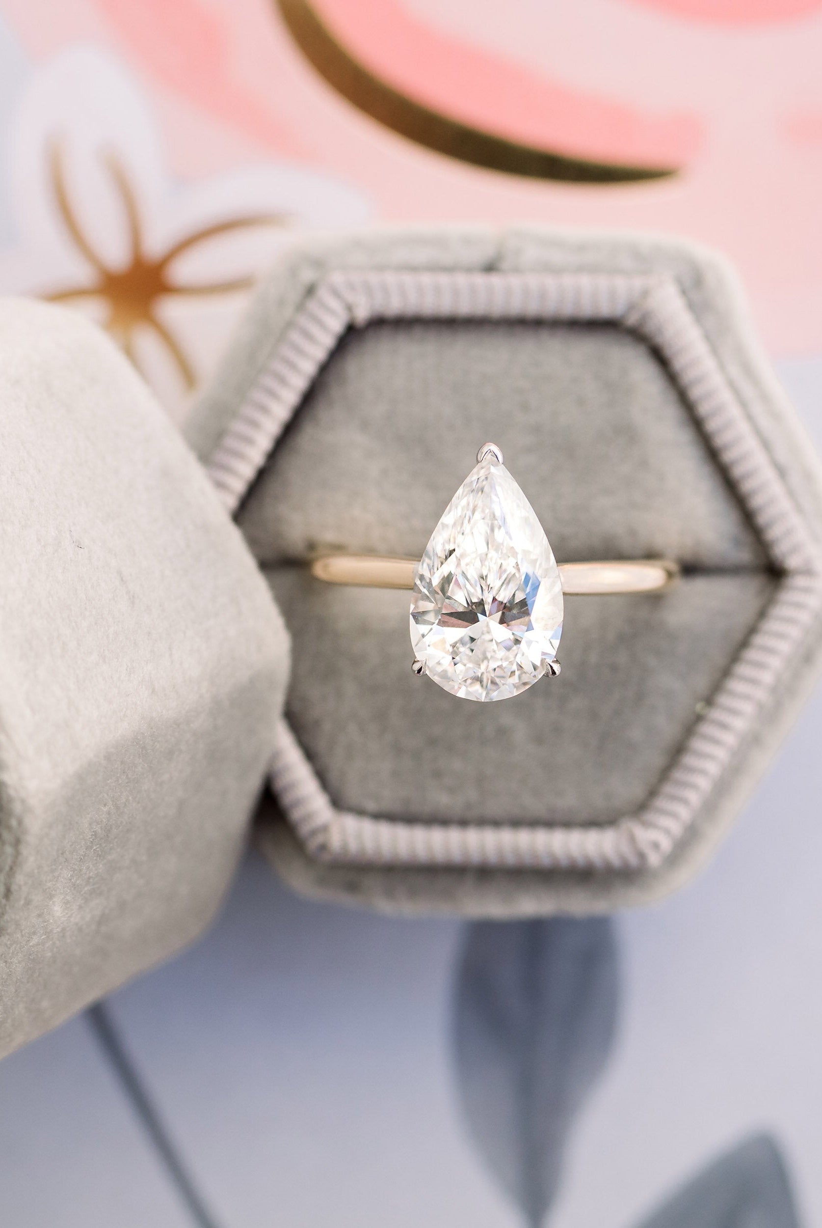 Moissanite diamond vintage pendant necklace sale online