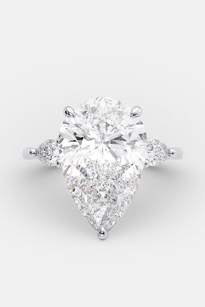 Handcrafted moissanite rings