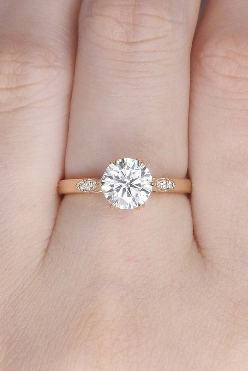 Moissanite ring setting materials and styles, preferences, guide