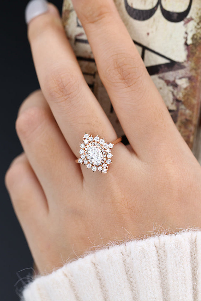 oval-shaped-moissanite-cluster-halo-engagement-ring