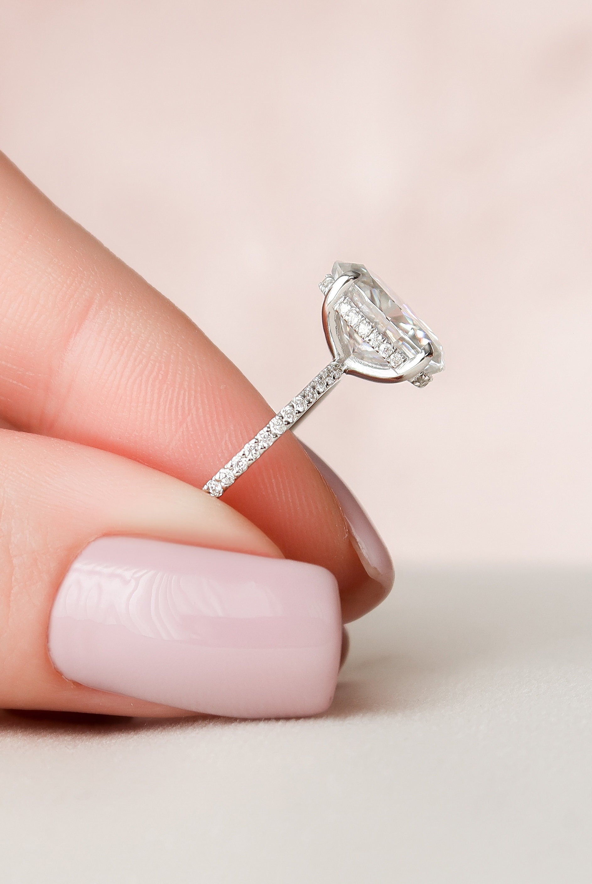 moissanite ring sizing