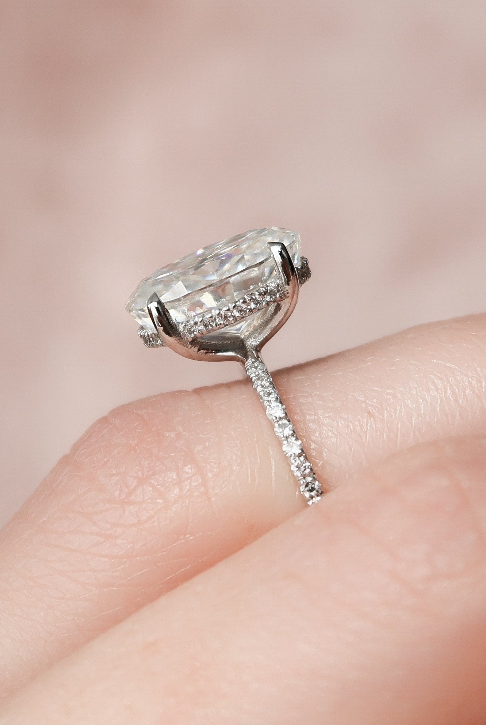 moissanite ring heirloom