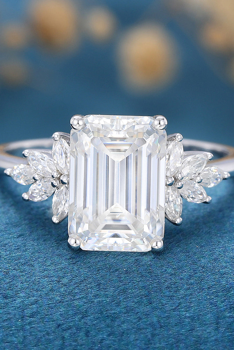 2-0-ct-emerald-shaped-moissanite-cluster-engagement-ring-2