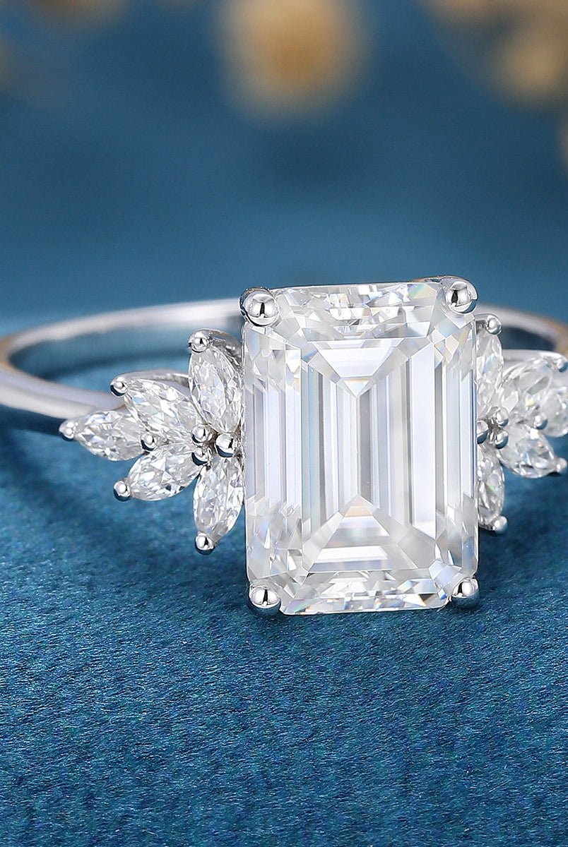 2-0-ct-emerald-shaped-moissanite-cluster-engagement-ring-4