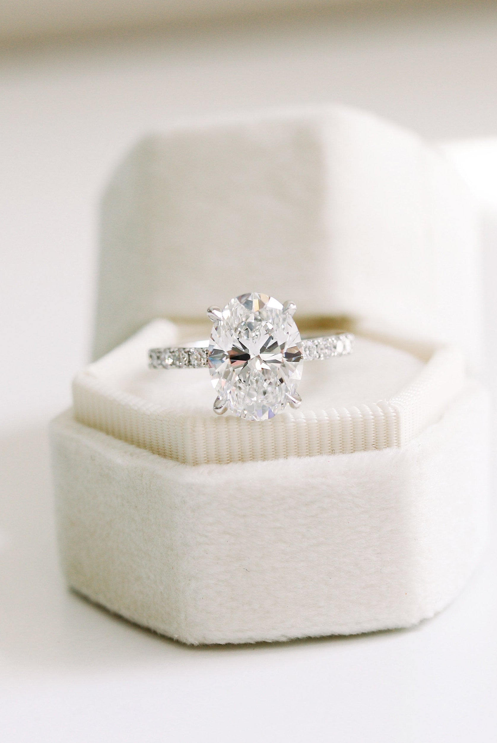 Moissanite diamond journey necklace offers