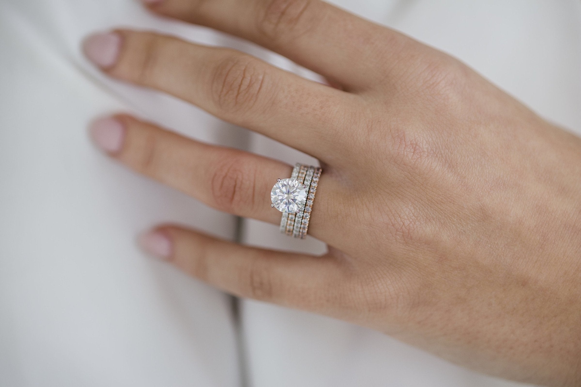 Artisan moissanite jewelry