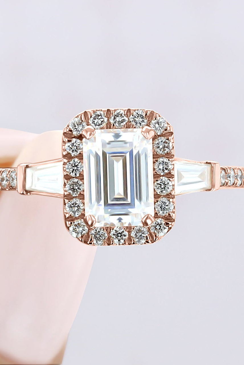 Best moissanite engagement ring shapes