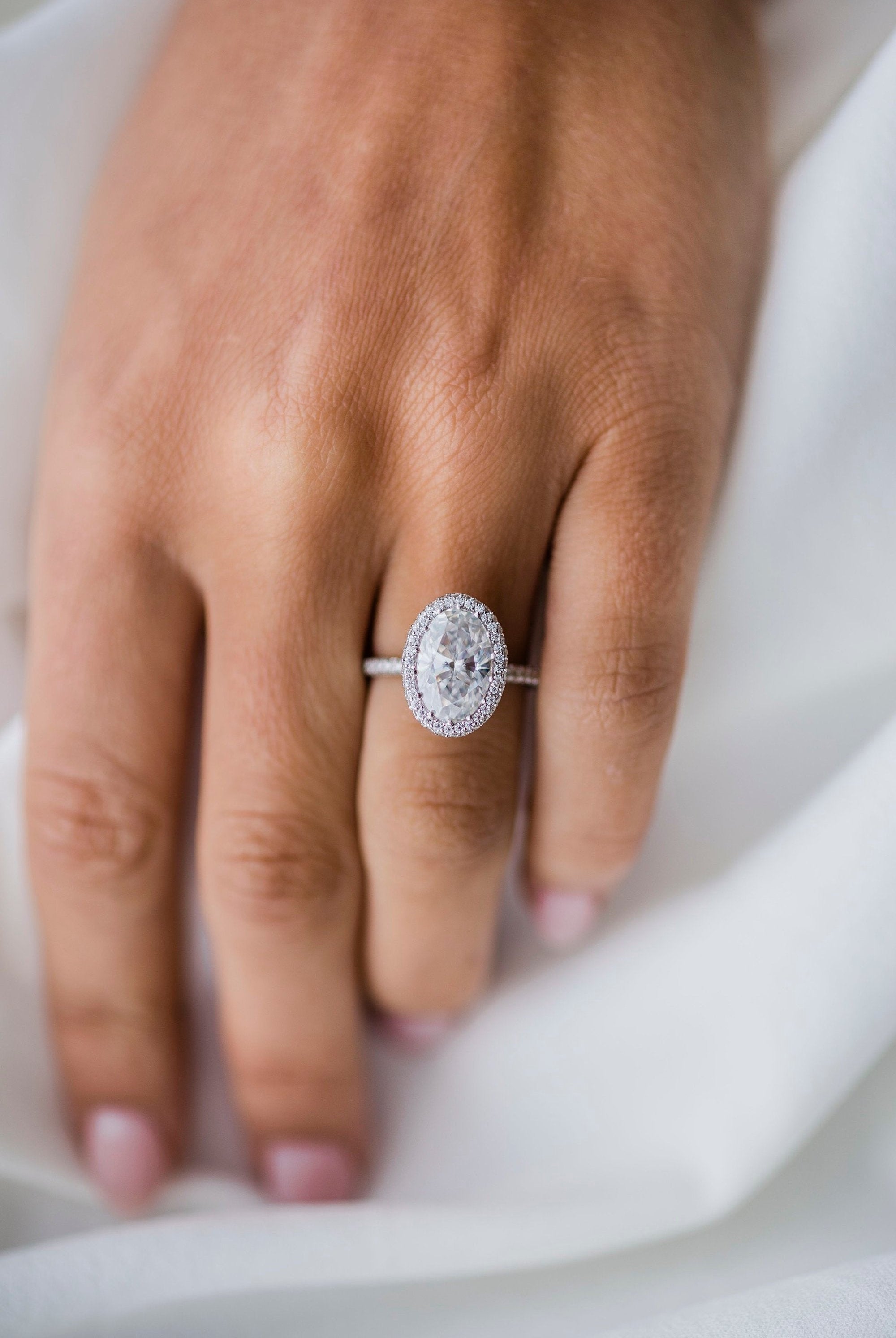 Bold moissanite jewelry