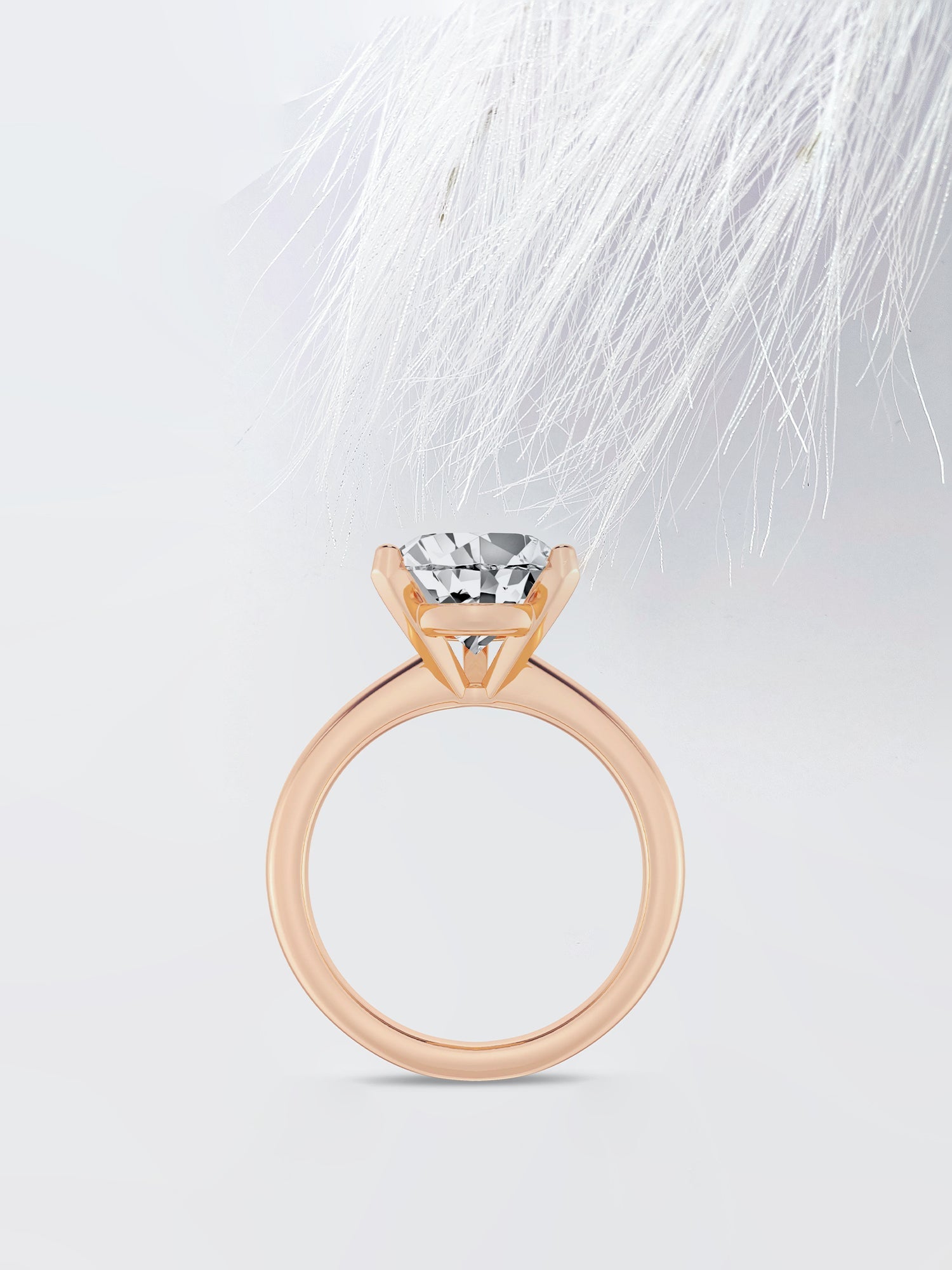 Pear Cut Solitaire Diamond Moissanite engagement Ring For Women