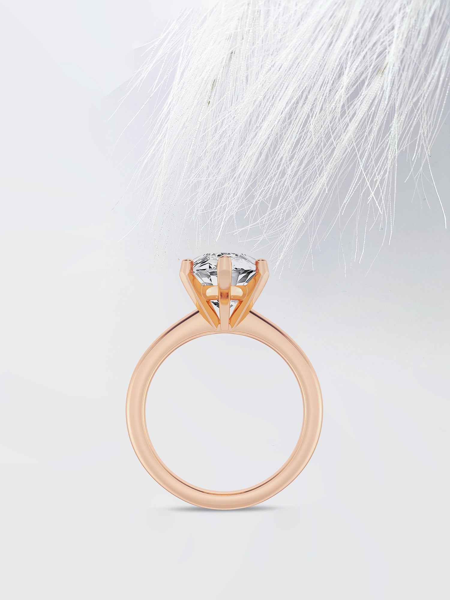 Marquise Cut Diamond Classic Solitaire Moissanite Engagement Ring For Her