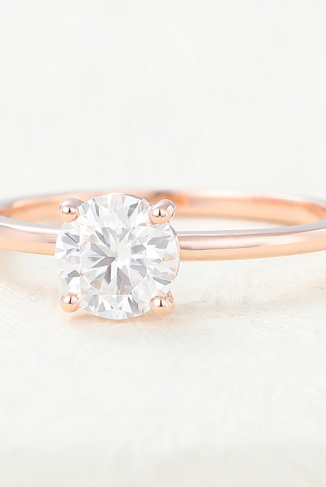 round-shaped-moissanite-solitaire-engagement-ring