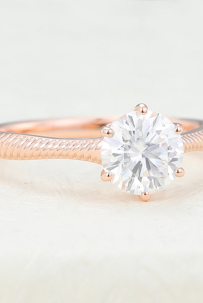 round-shaped-moissanite-solitaire-engagement-ring-2