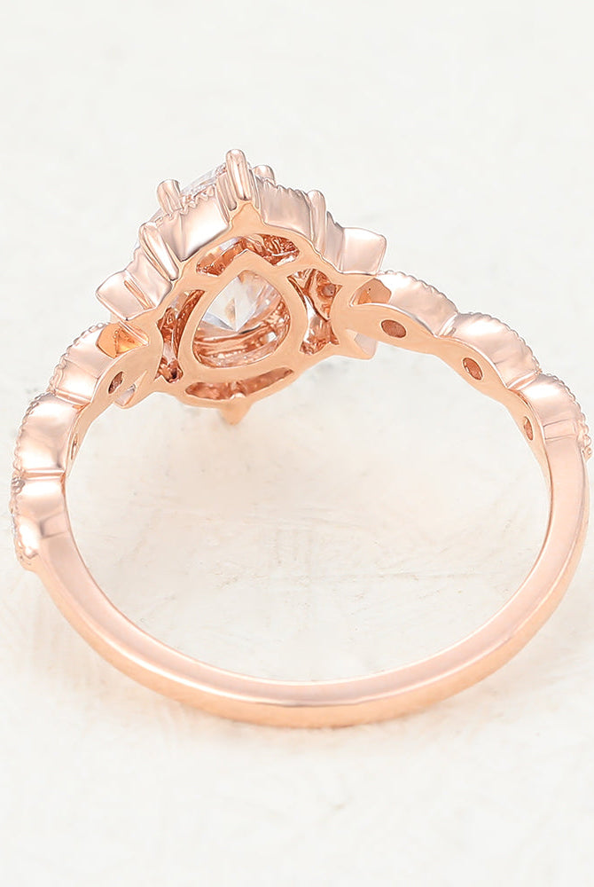 pear-shaped-moissanite-vintage-engagement-ring