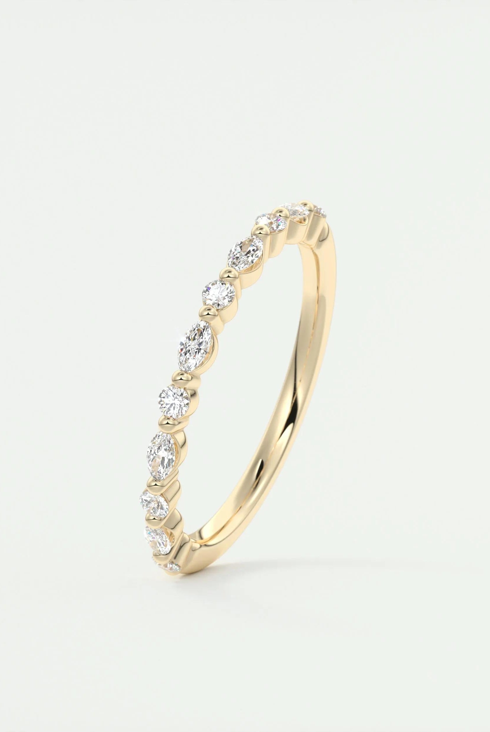 0-32-marquise-round-alternative-moissanite-wedding-band
