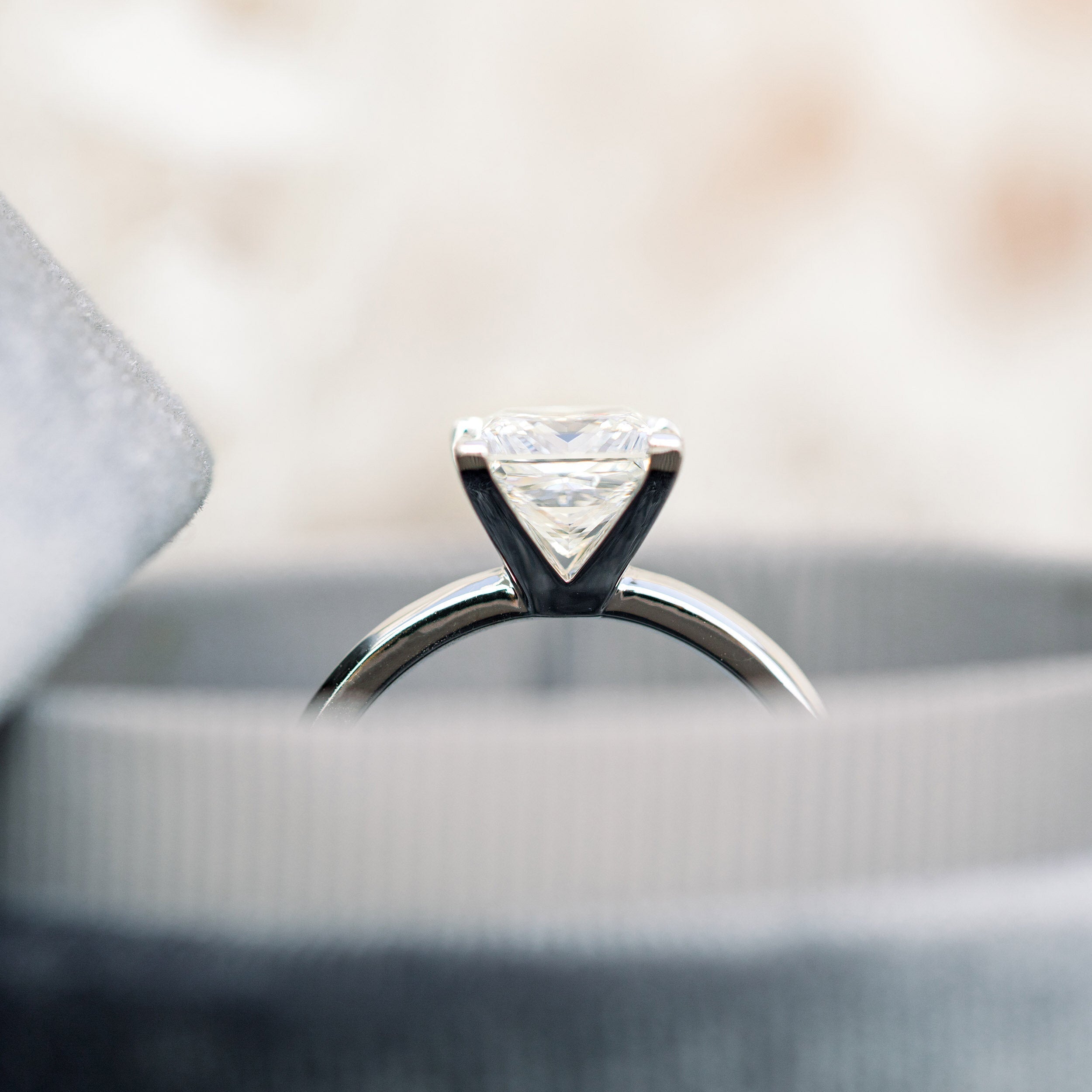 moissanite bypass ring Chicago