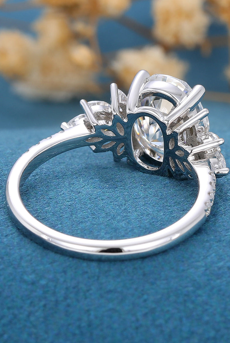 1-91-ct-oval-shaped-moissanite-cluster-engagement-ring-7