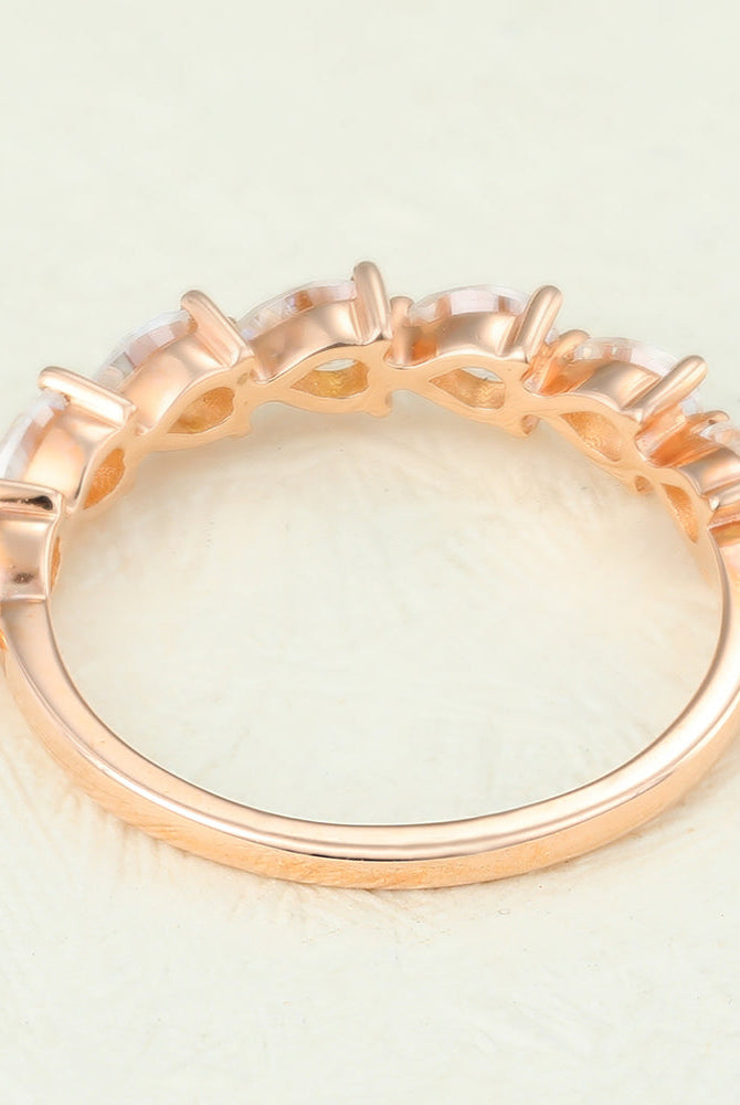1-40-ct-pear-shaped-moissanite-half-eternity-wedding-band