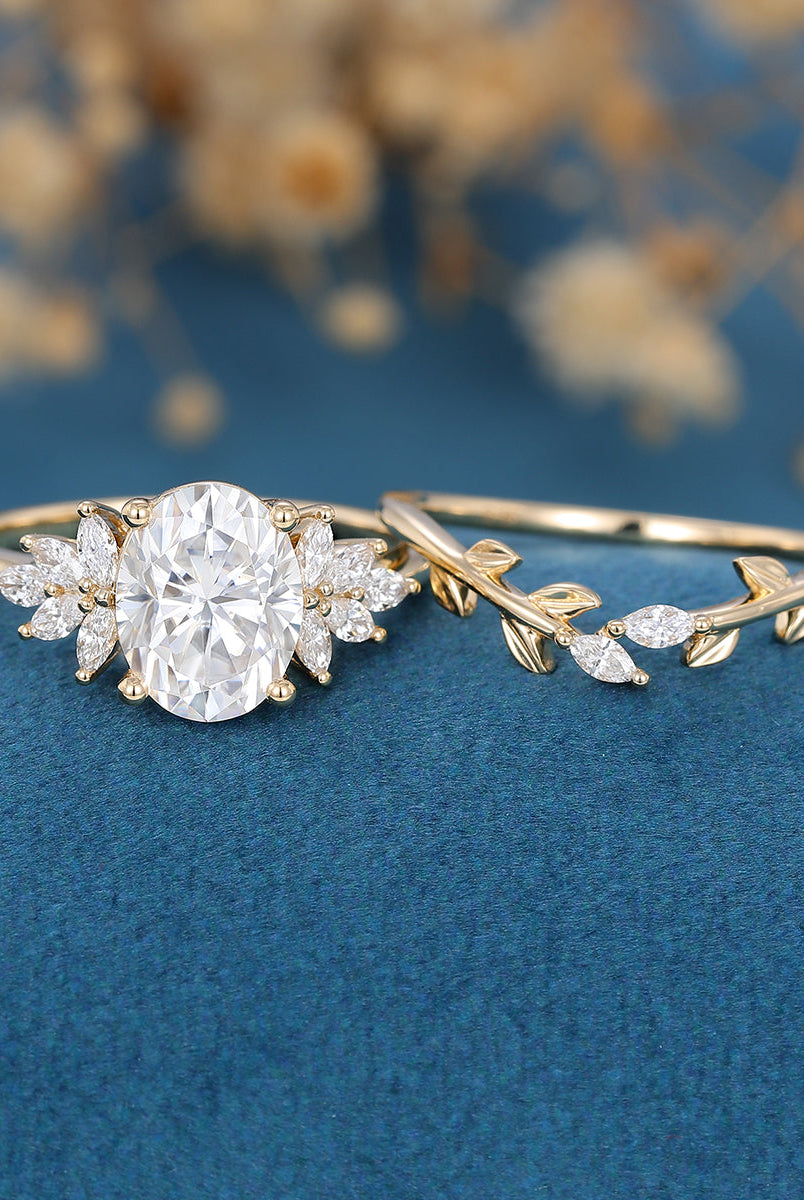 2-72-ct-oval-shaped-moissanite-cluster-bridal-set