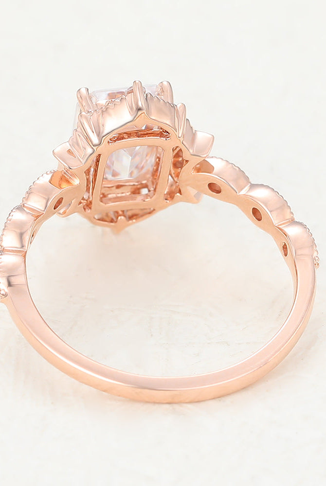 emerald-shaped-moissanite-vintage-engagement-ring