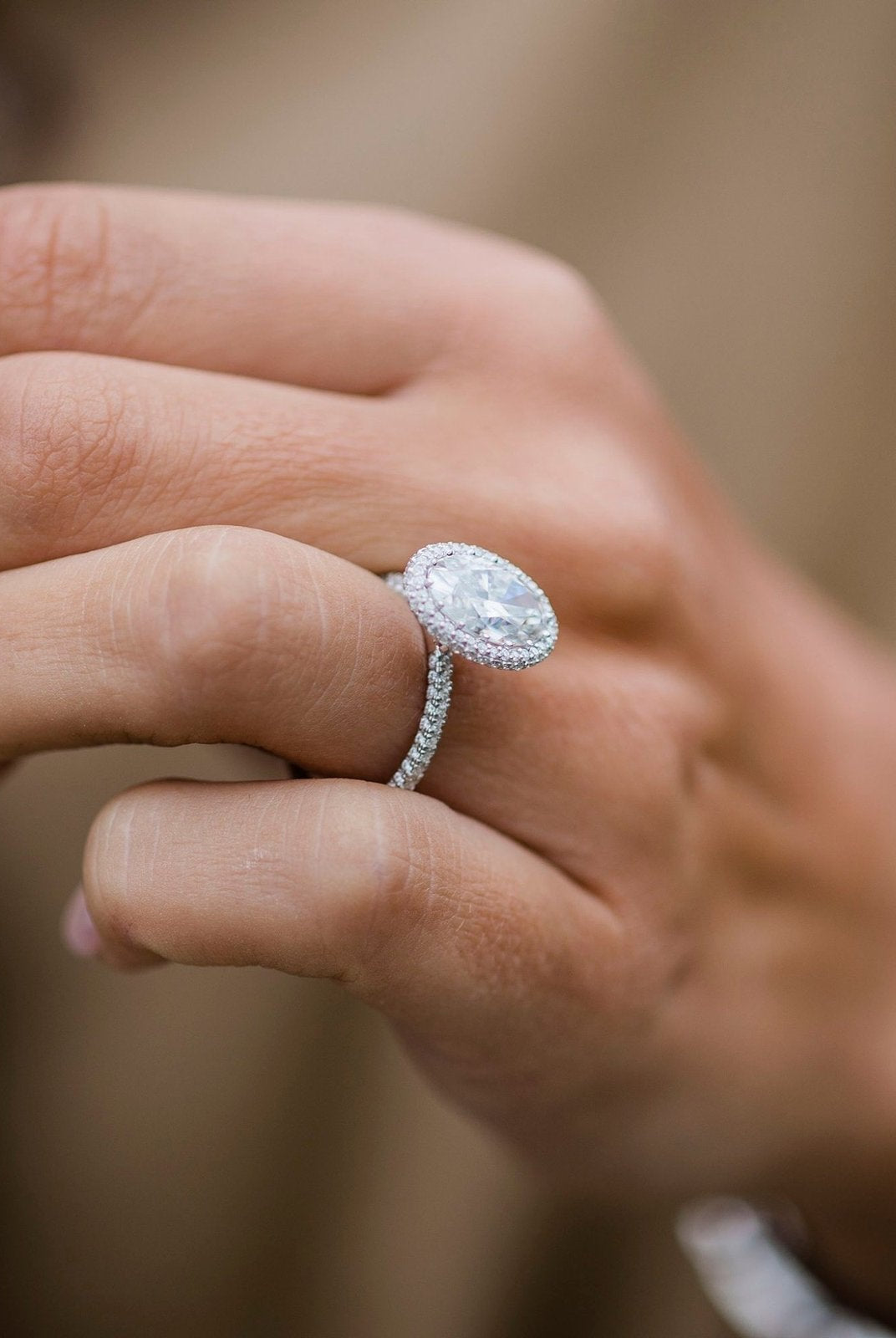 Exquisite moissanite rings