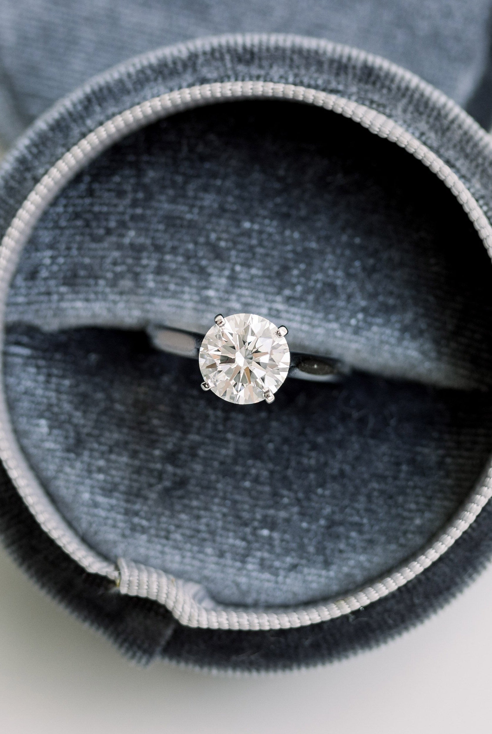 Affordable moissanite engagement rings