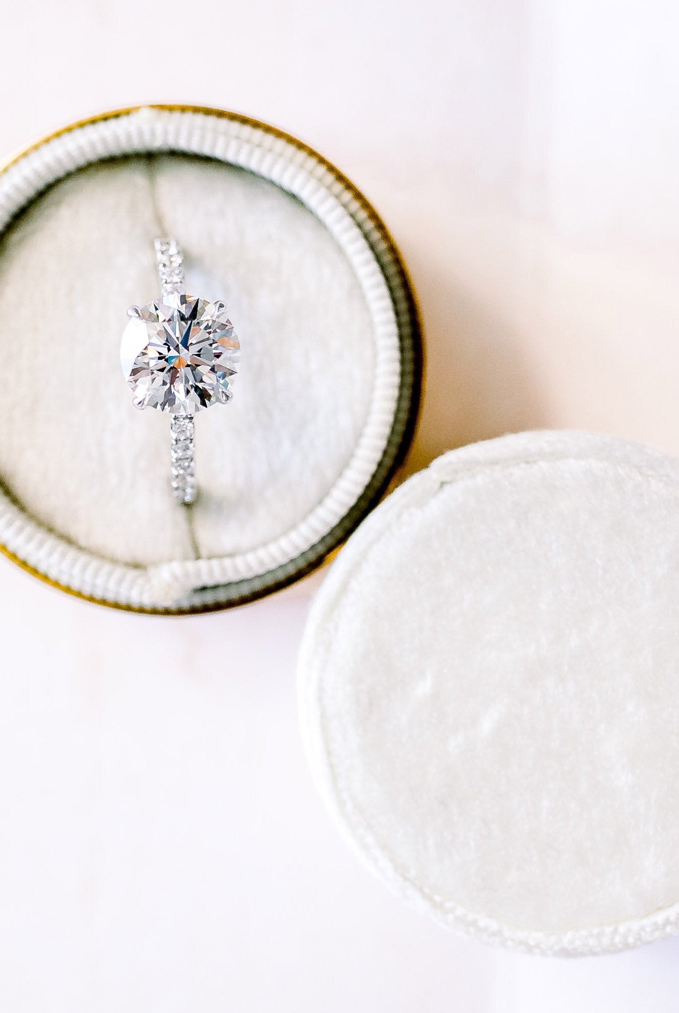 Moissanite diamond solitaire choker necklace offers online