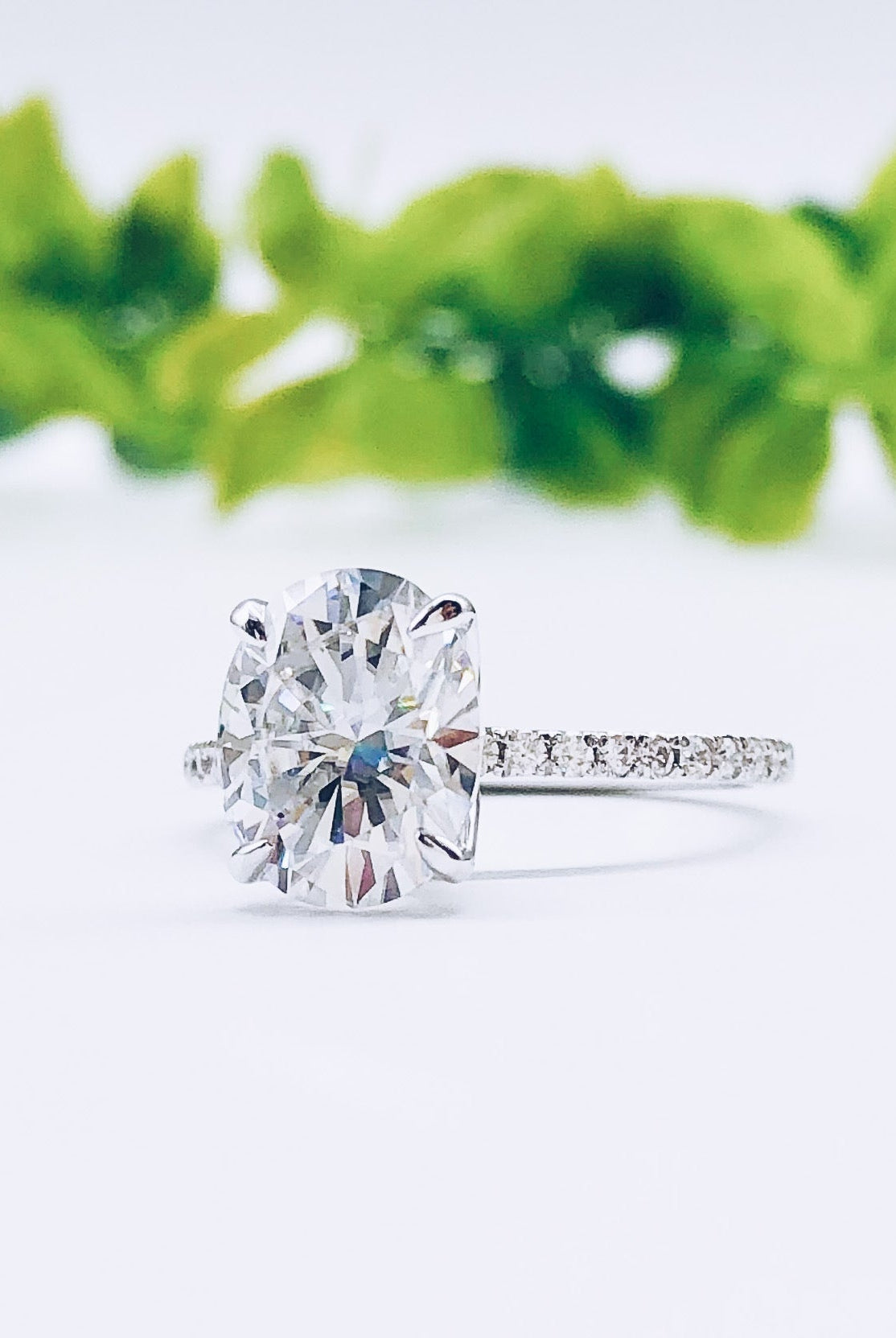 oval-cut-pave-setting-moissanite-engagement-ring