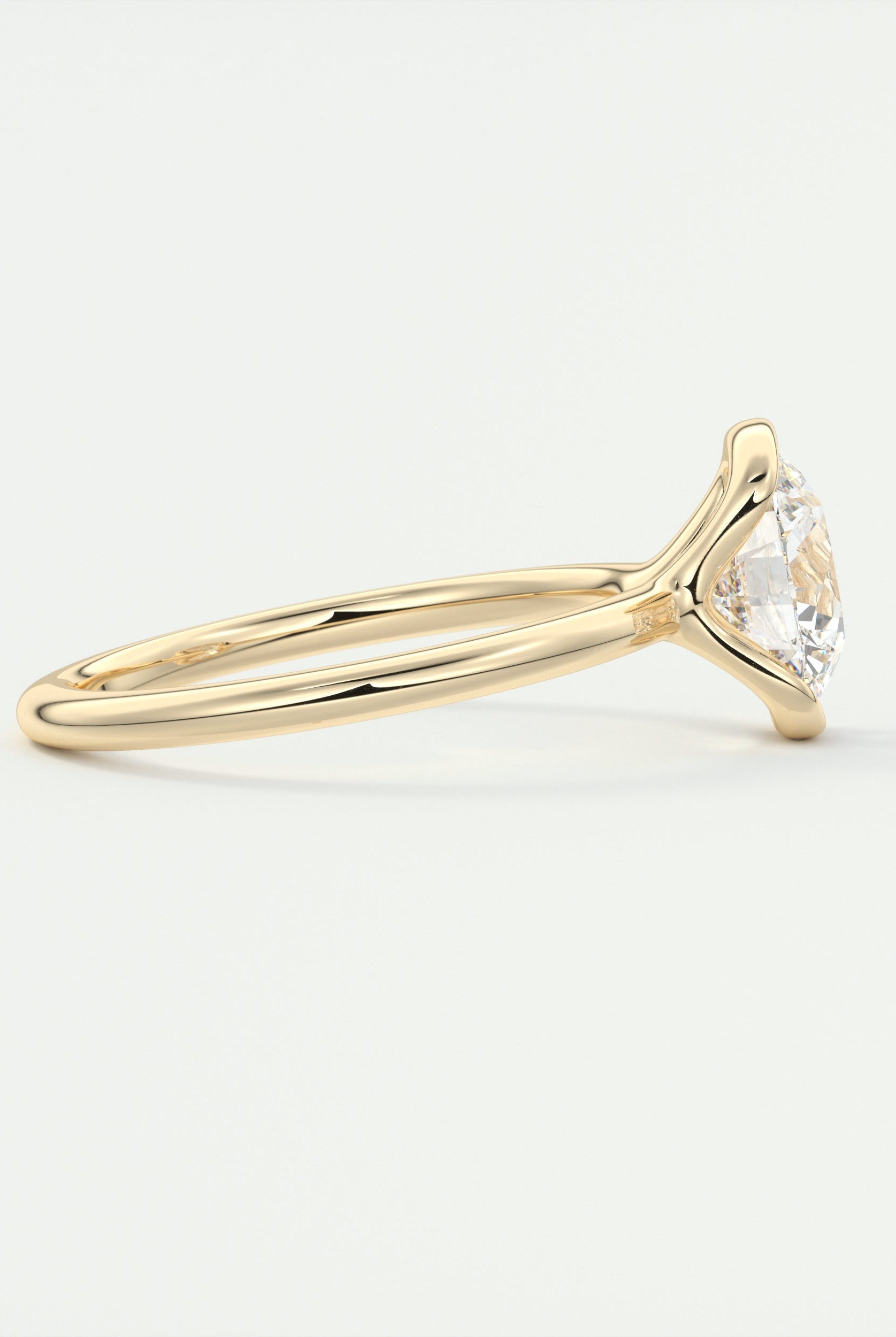 moissanite jewelry with lab-grown cat's eye sapphire