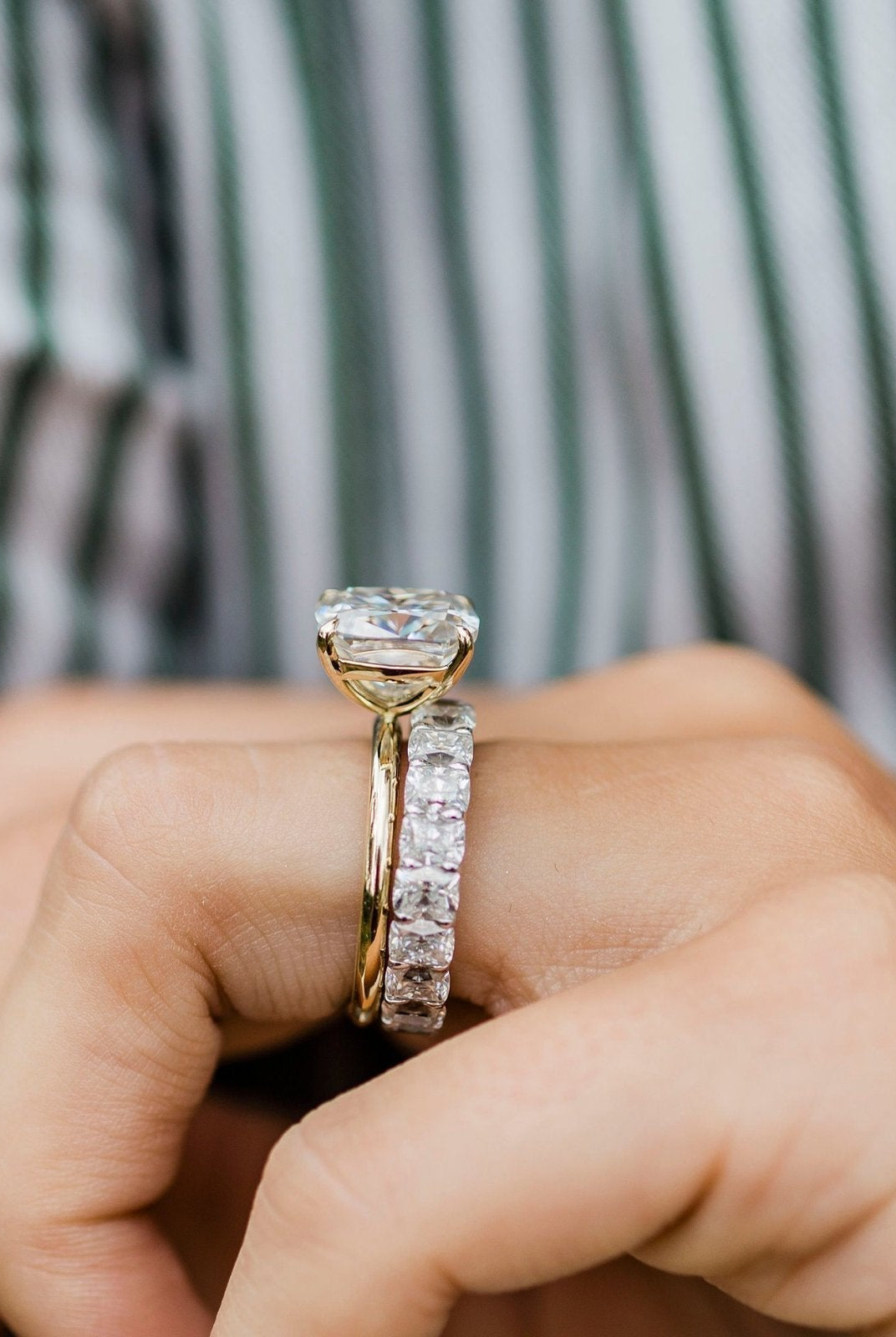 moissanite wedding jewelry