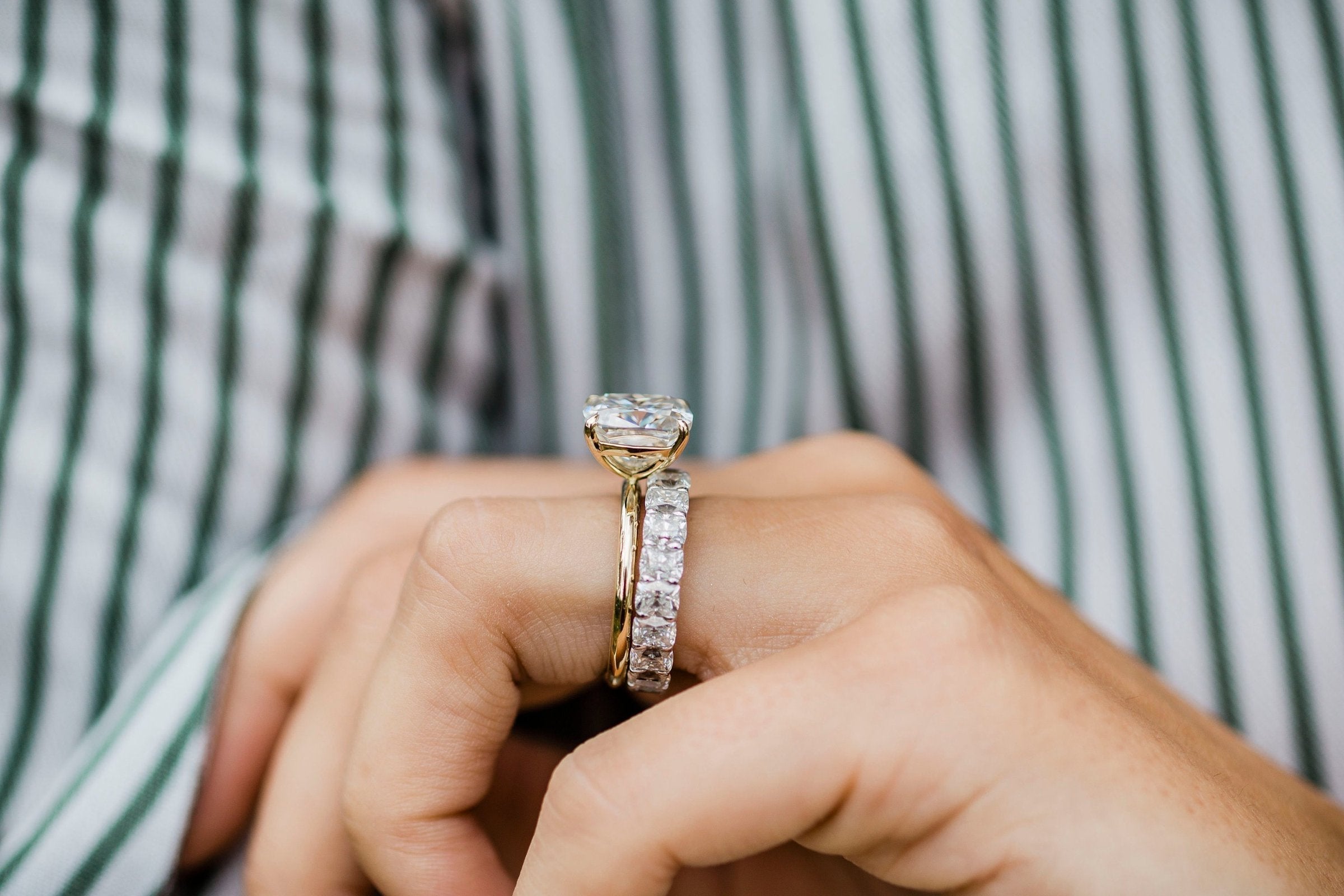 moissanite wedding jewelry