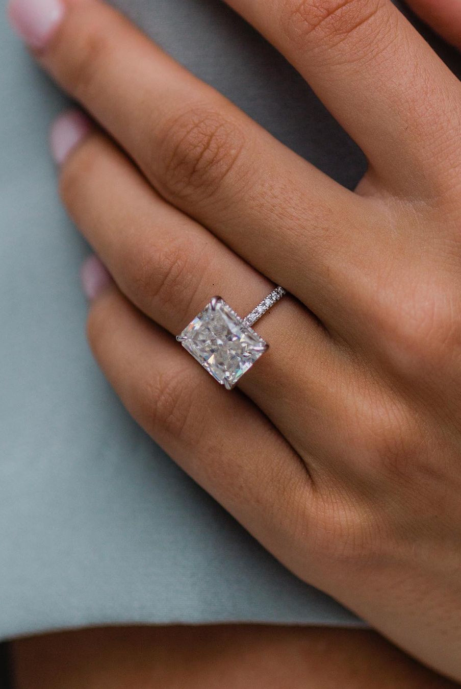 radiant-cut-solitaire-moissanite-engagement-ring