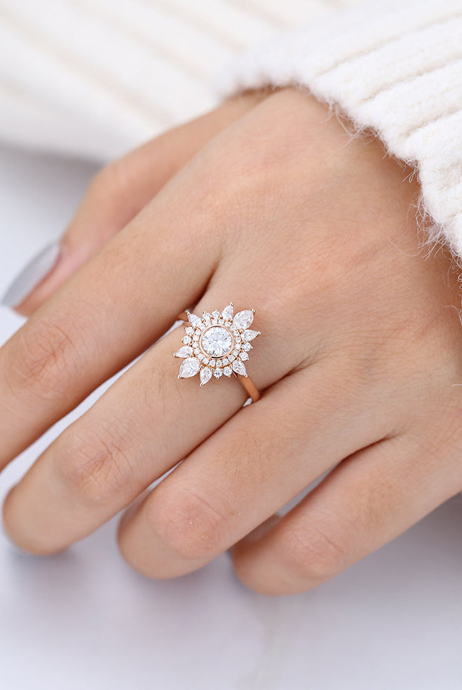 0-84-ct-round-shaped-moissanite-cluster-halo-engagement-ring