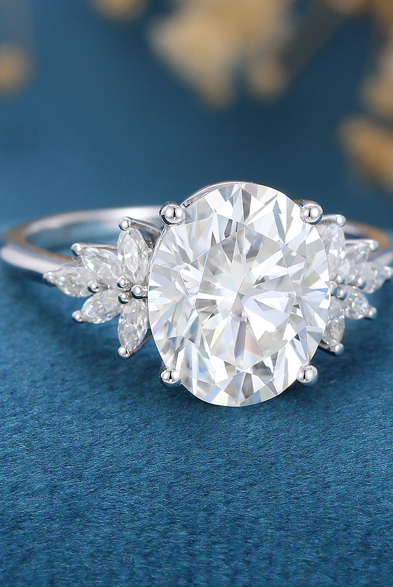 3-74-ct-oval-shape-moissanite-cluster-engagement-ring