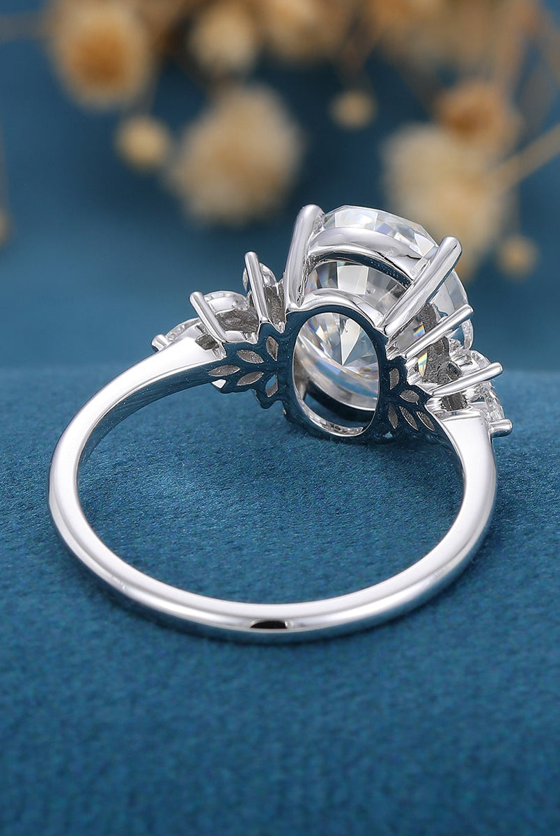 3-74-ct-oval-shape-moissanite-cluster-engagement-ring