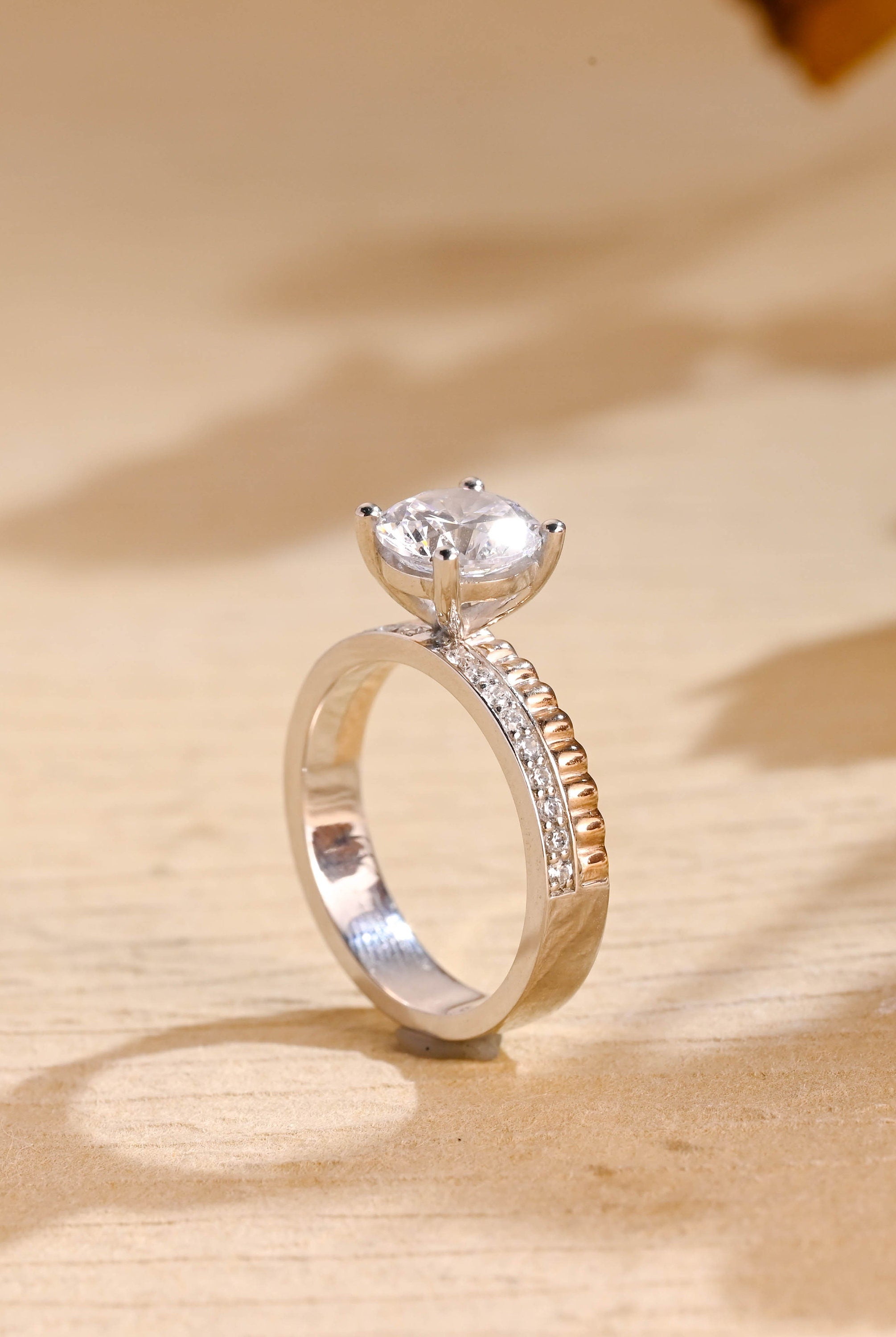 Affordable Moissanite Engagement Ring