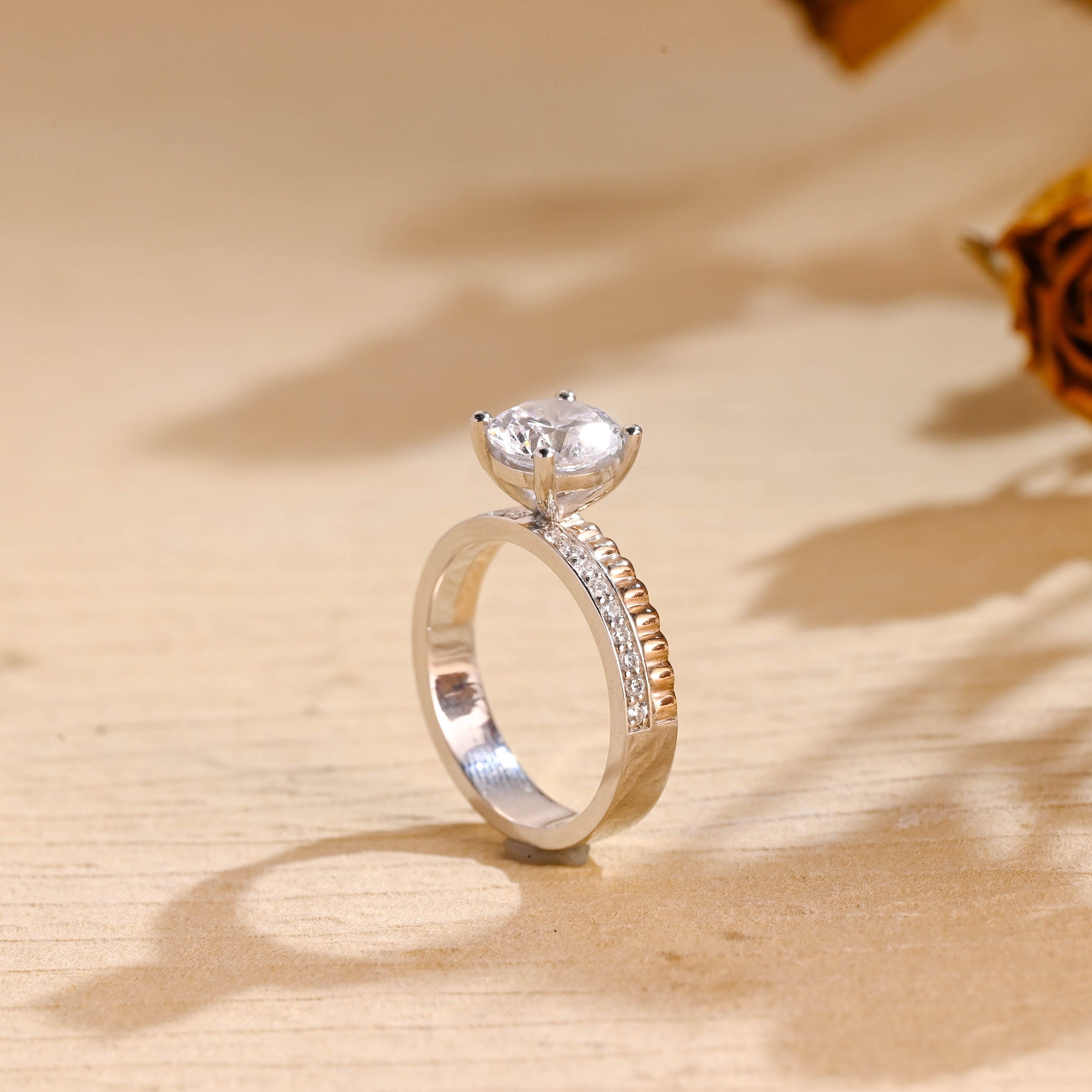 Affordable Moissanite Engagement Ring