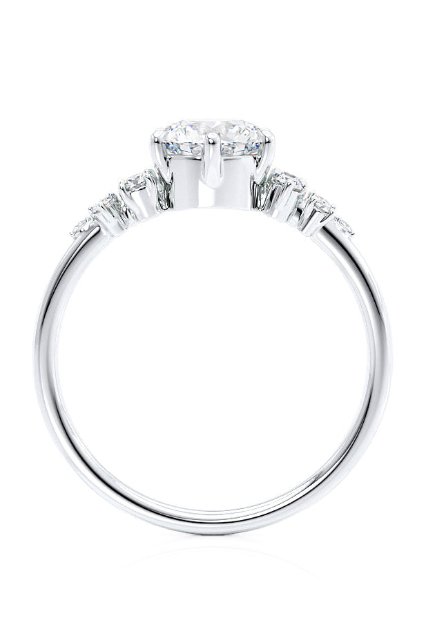 round-shaped-moissanite-cluster-style-engagement-ring