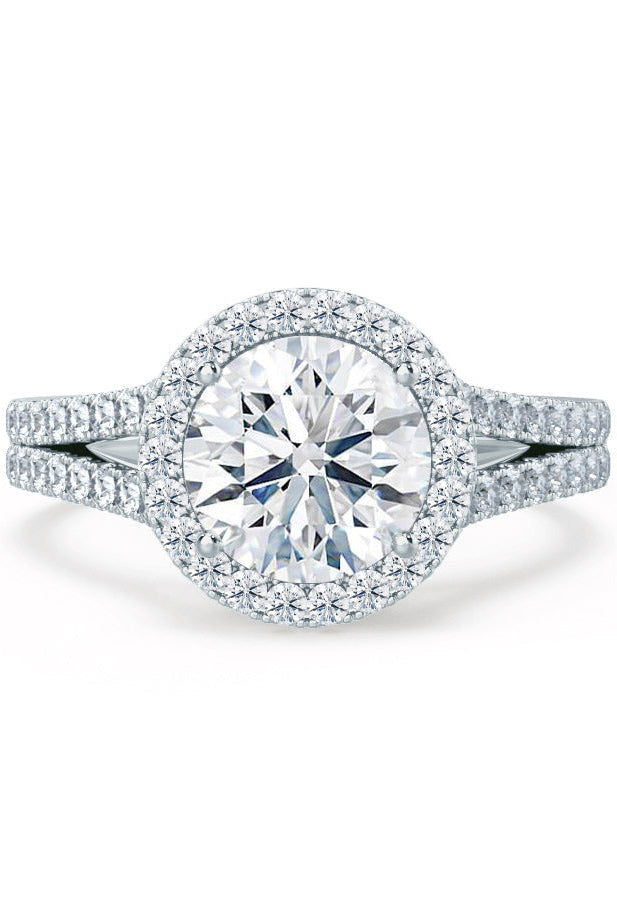 round-shaped-moissanite-halo-style-double-band-engagement-ring