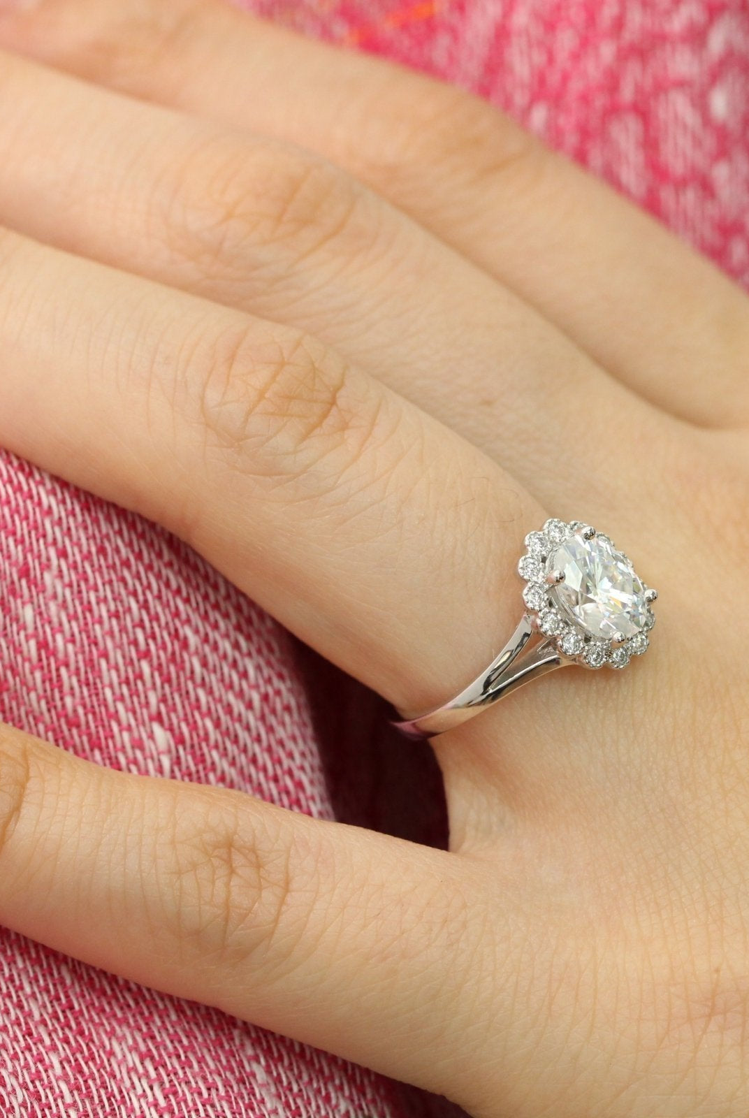 Vintage Oval Diamond Ring