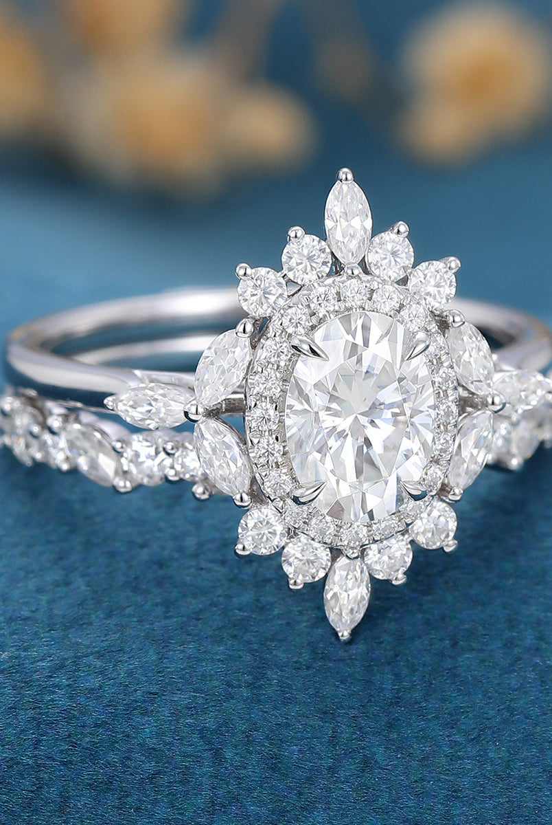 oval-shaped-moissanite-cluster-bridal-set