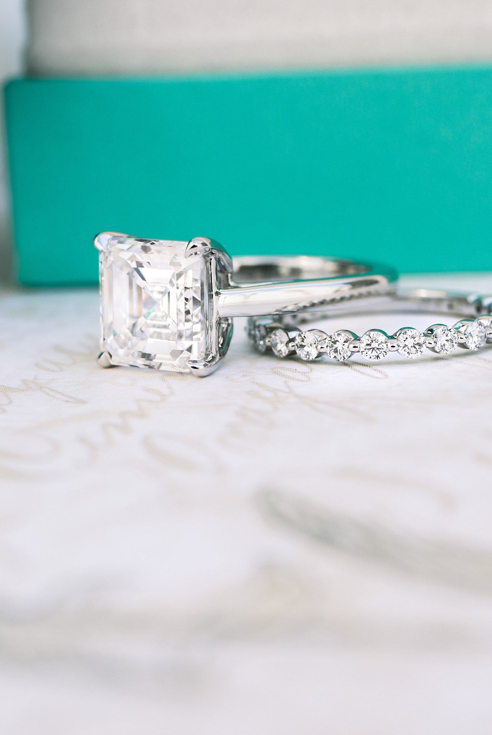Asscher Solitaire Ring