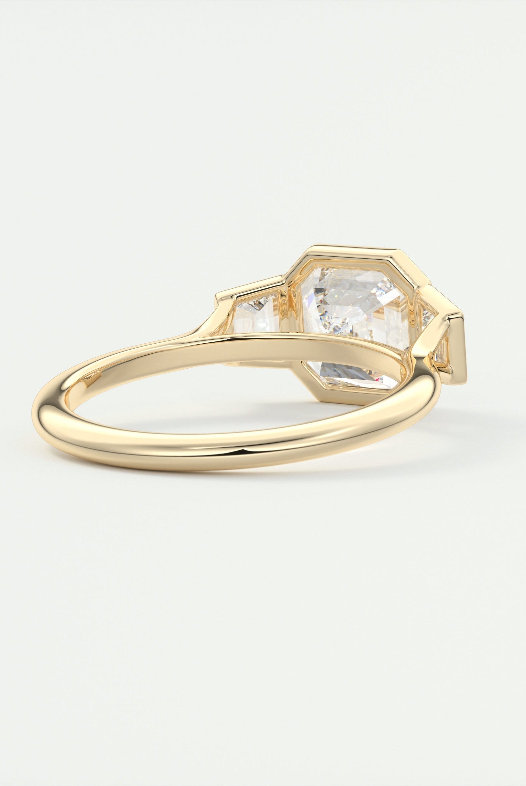 Moissanite Diamond Engagement Ring