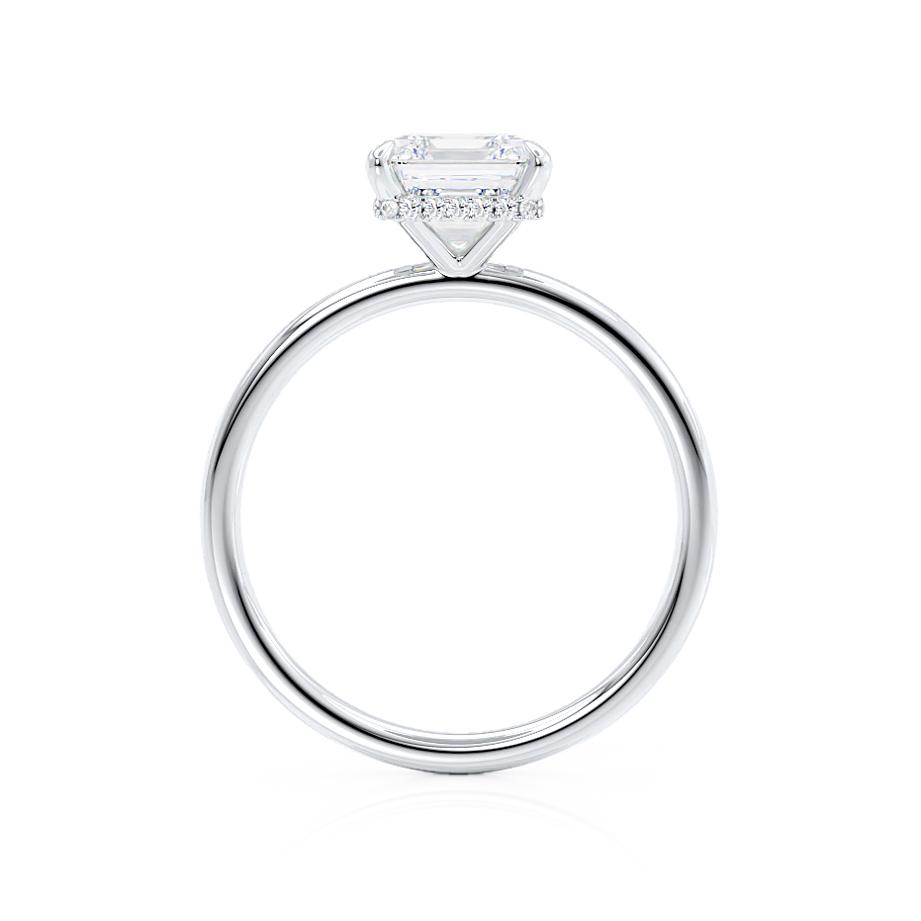 Hidden Halo Engagement Ring
