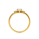 pear-shaped-moissanite-cluster-style-engagement-ring